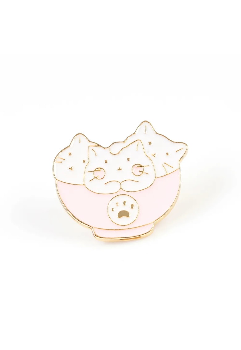 Brosa martisor pisicute in ceasca