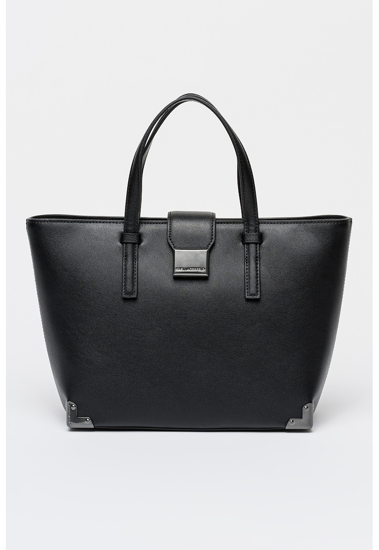 Geanta tote din piele ecologica Trunk - Negru