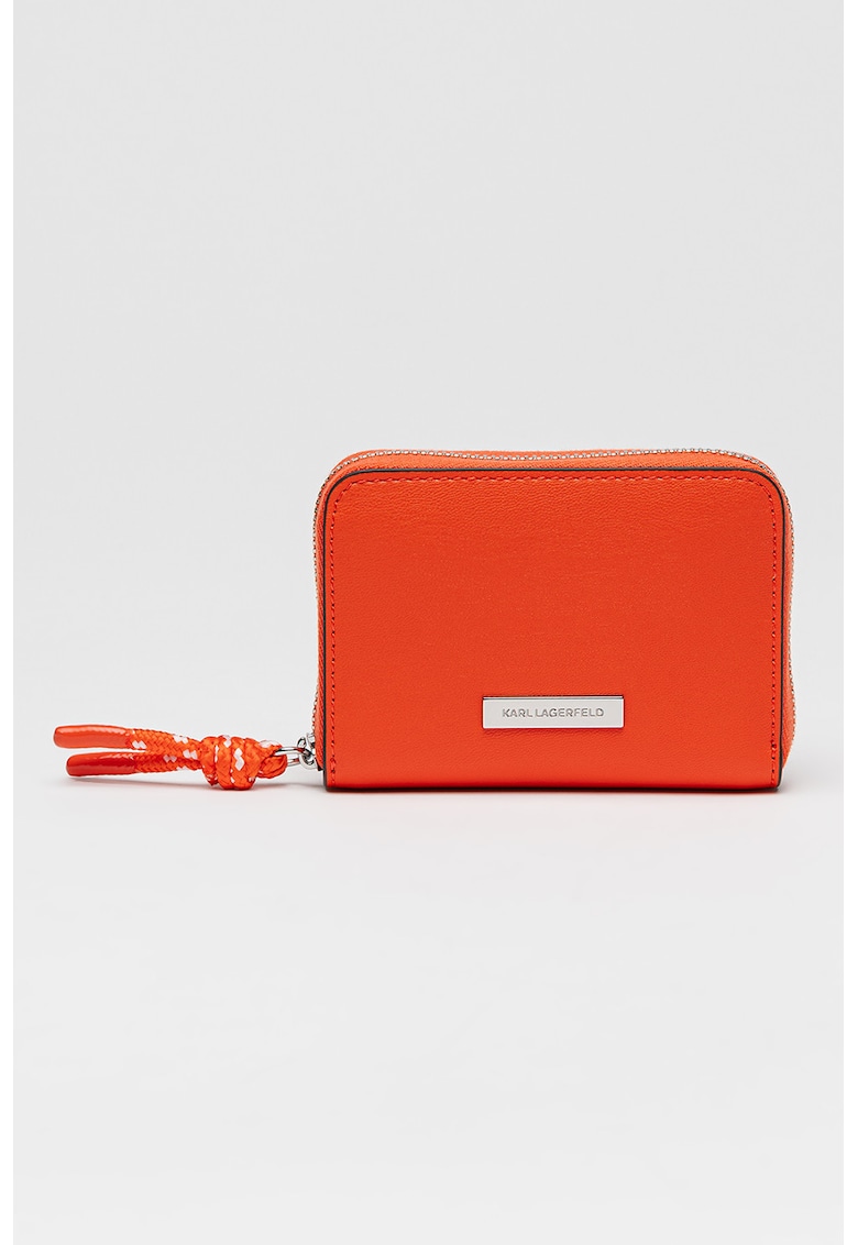 Portofel de piele ecologica cu logo Ikon - Portocaliu
