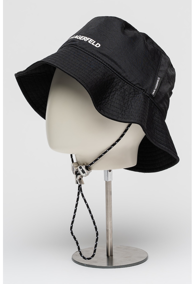 Palarie bucket cu talismane logo Ikon - Negru