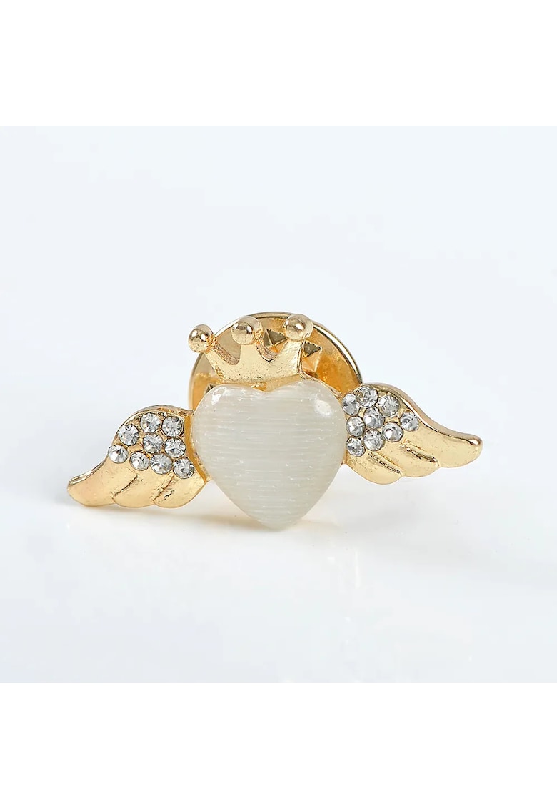 Brosa martisor inima cu aripi