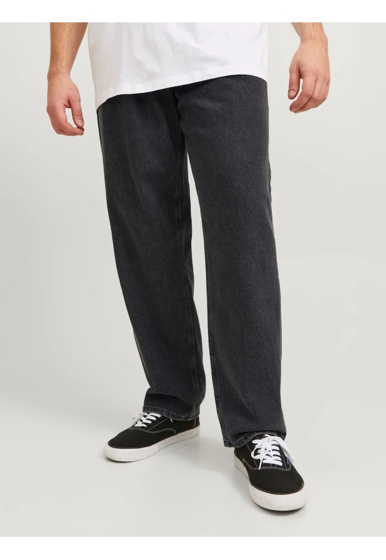 Blugi relaxed fit Chris - Gri inchis