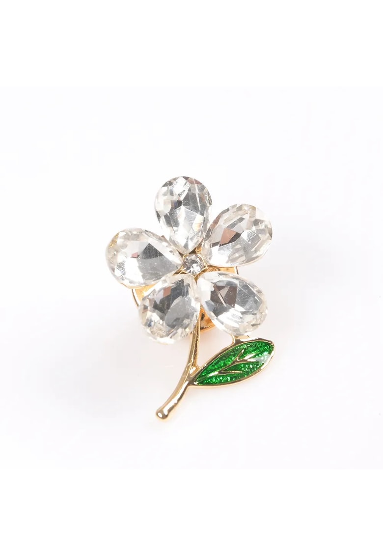 Brosa martisor floare cu pietre acrilice