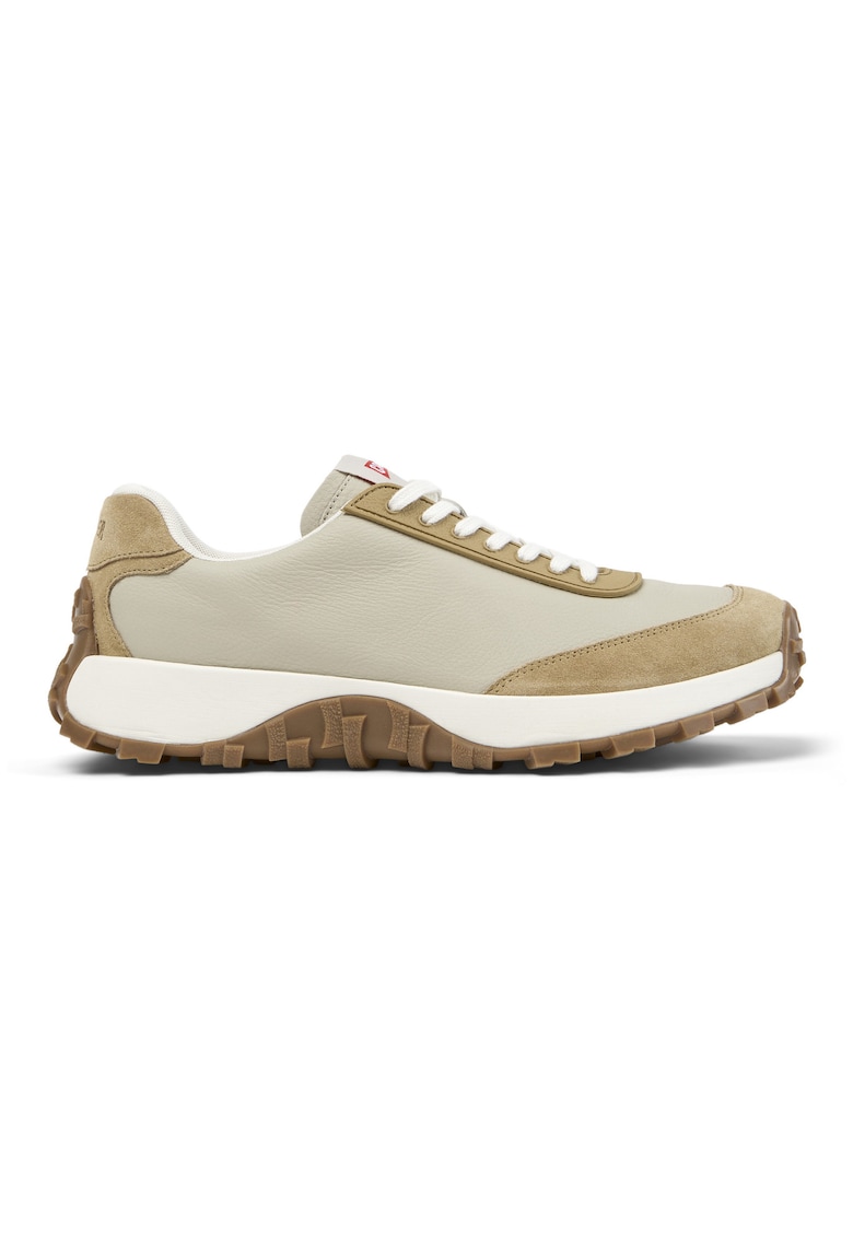 Pantofi sport Drift Trai din piele si piele nabuc - Bej