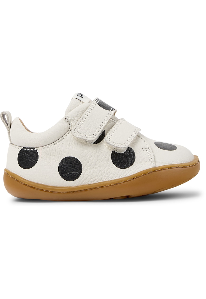 Pantofi din piele cu inchidere velcro Peu Cami - Alb