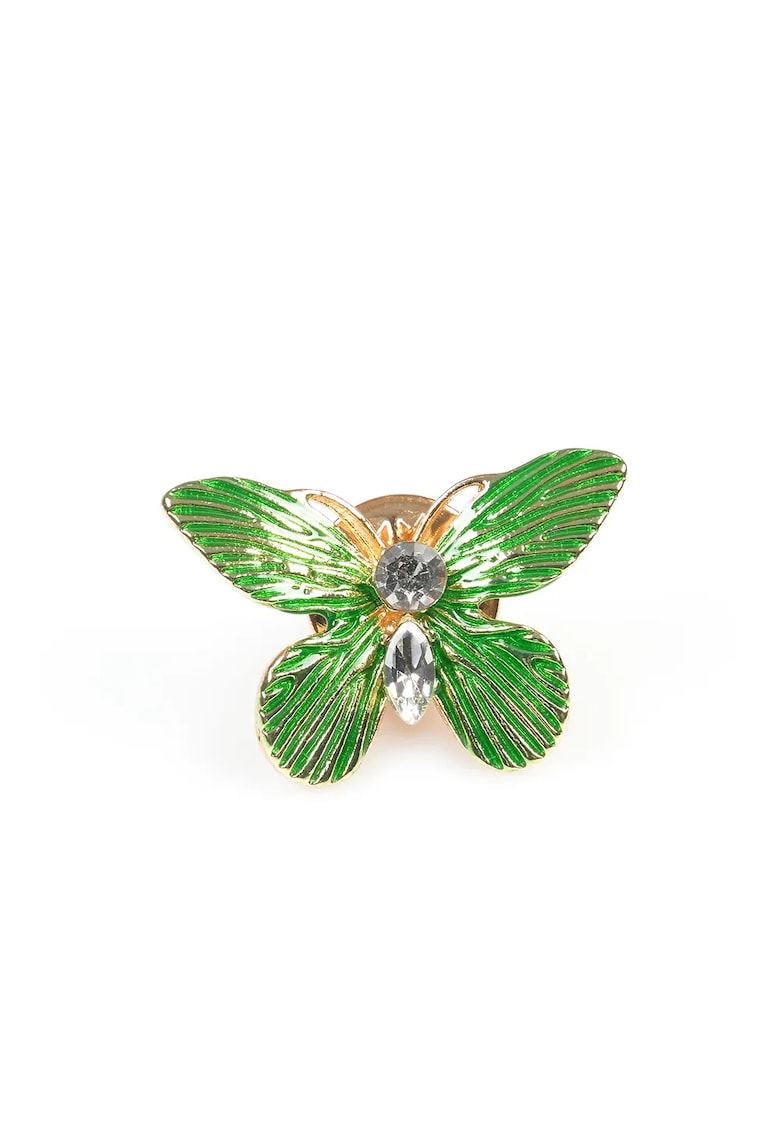 Brosa martisor fluture verde
