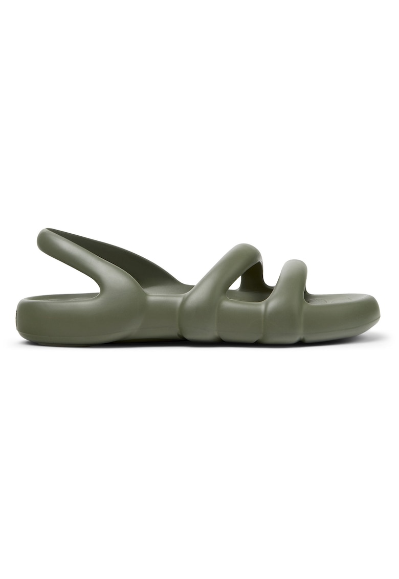 Sandale cu talpa plata Kobarah - Verde sparanghel