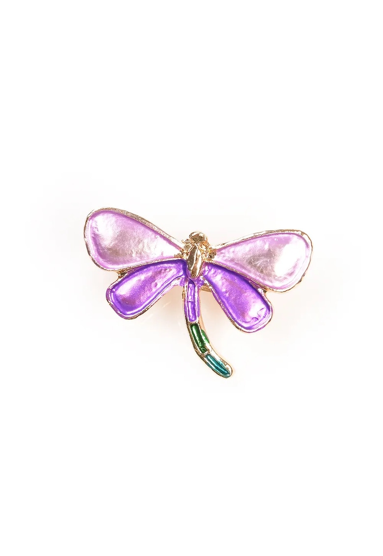 Brosa martisor libelula cu aripi bicolore