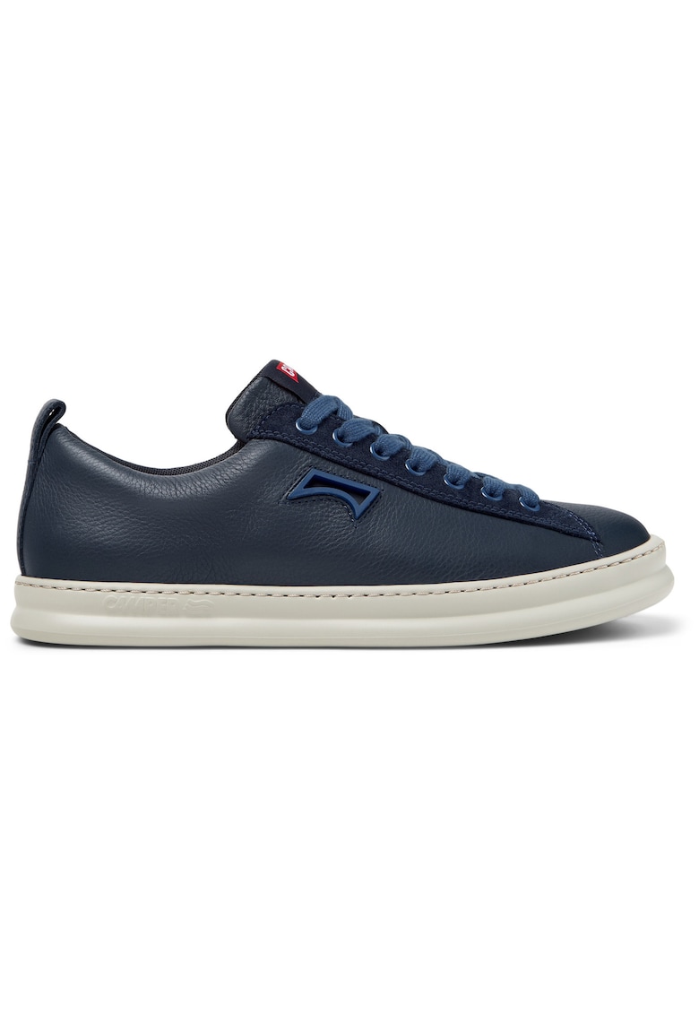Pantofi sport Runner Four din piele cu model uni - Albastru