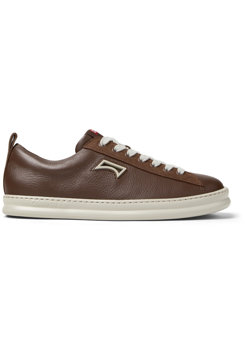 Pantofi sport Runner Four din piele - Maro pamantiu