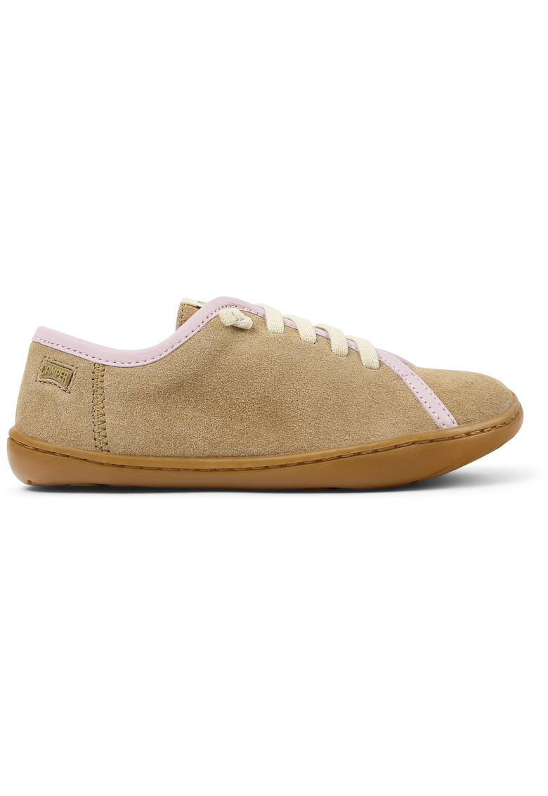Pantofi de piele intoarsa Peu Cami - Maro camel