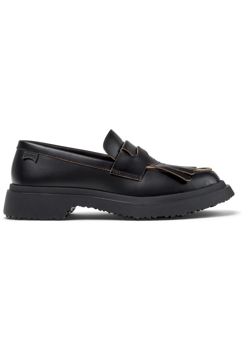 Pantofi loafer din piele Walden Twins - Negru