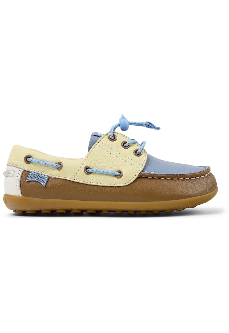 Pantofi boat din piele Peu Cami 241639 - Maro