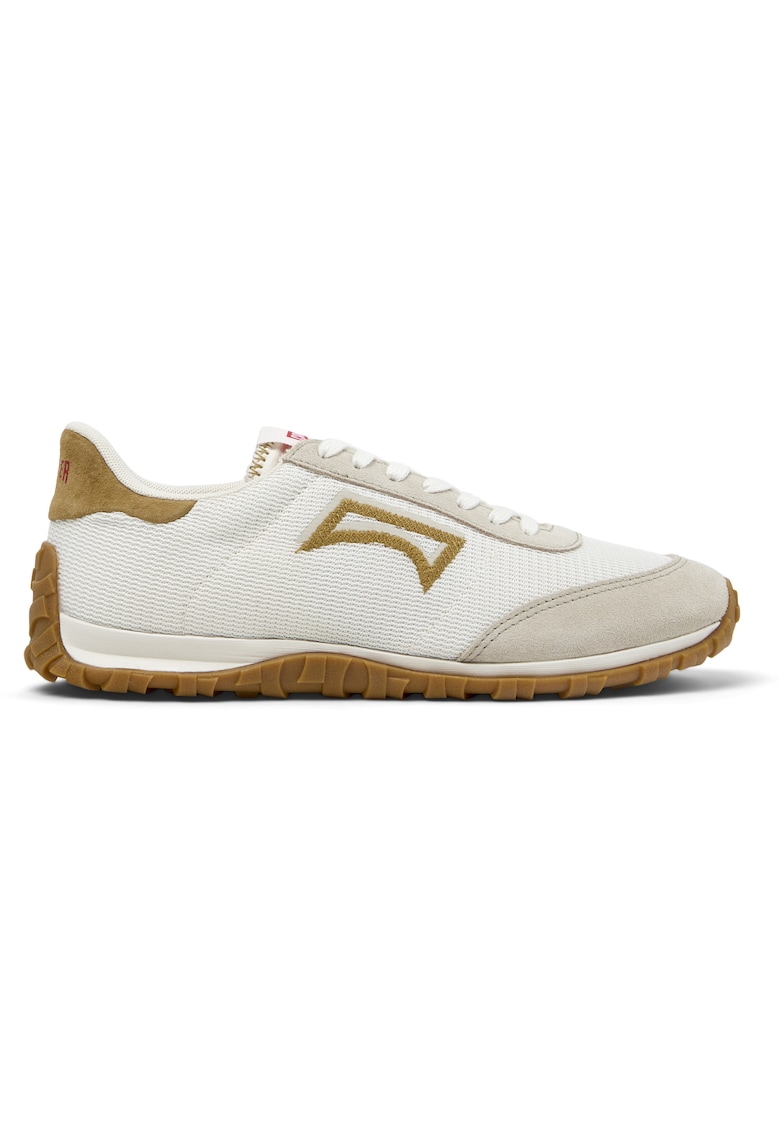 Pantofi sport Drift Walk cu garnituri din piele intoarsa - Alb/Alb murdar