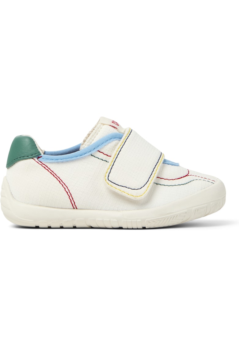 Pantofi sport Peu Path Twins cu velcro - Alb/Alb murdar