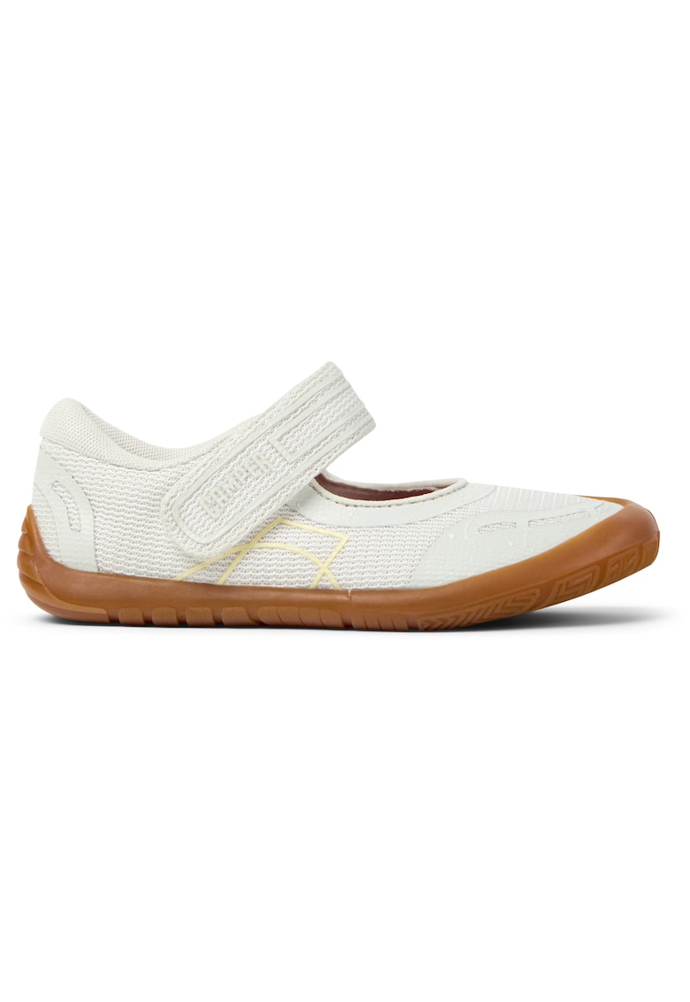 Pantofi din plasa cu velcro Peu Path - Alb/Alb murdar