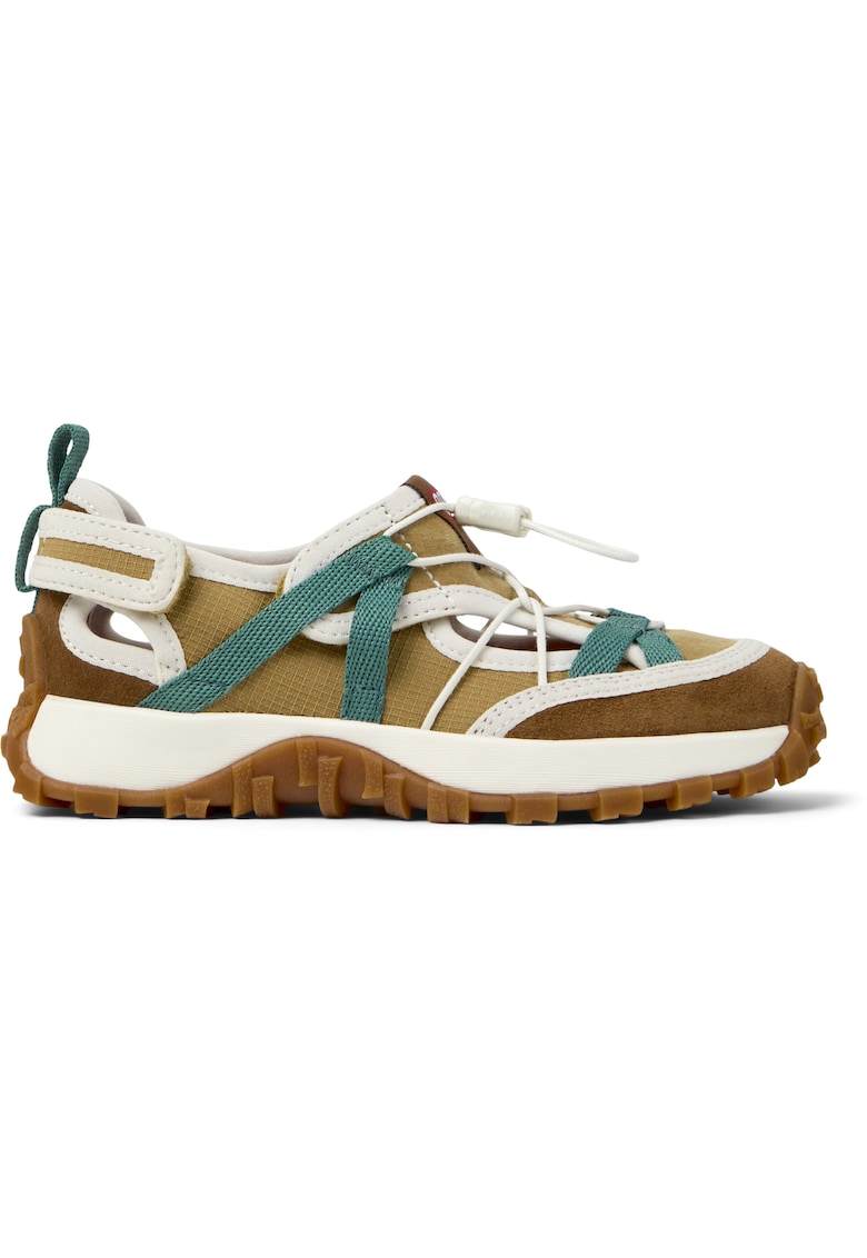 Pantofi sport Drift Trail din piele intoarsa cu insertii din material textil - Maro