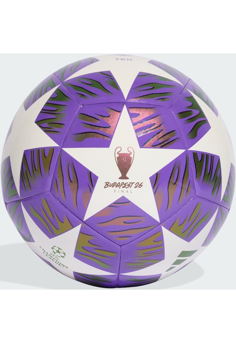 Minge fotbal Adidas Uefa Champions Training - marime 5 - alb/mov