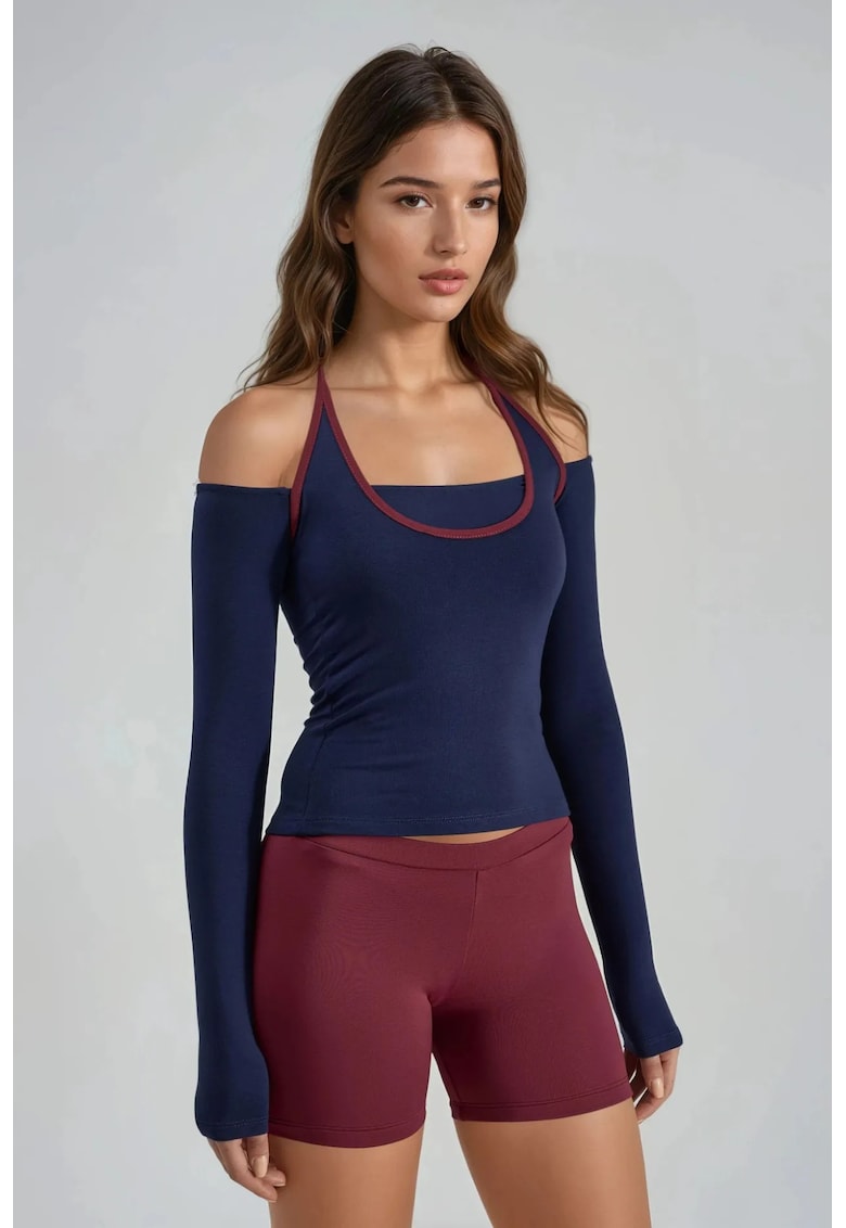 Bluza dama - Bleumarin - Jerseu