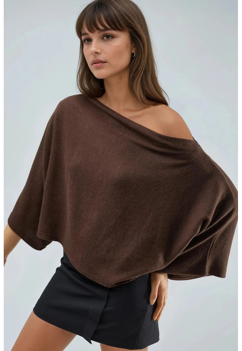 Bluza dama - Maro cafeniu - Tricot