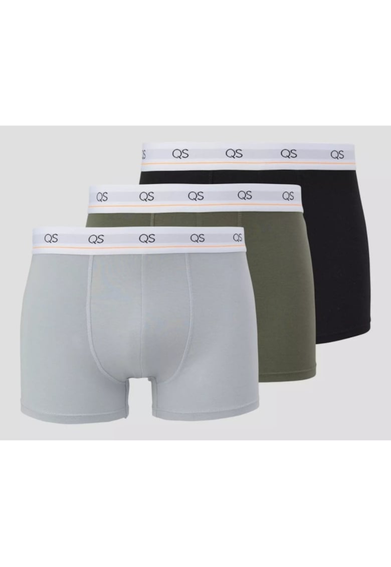 Set de boxeri din amestec de bumbac - 3 perechi - Verde