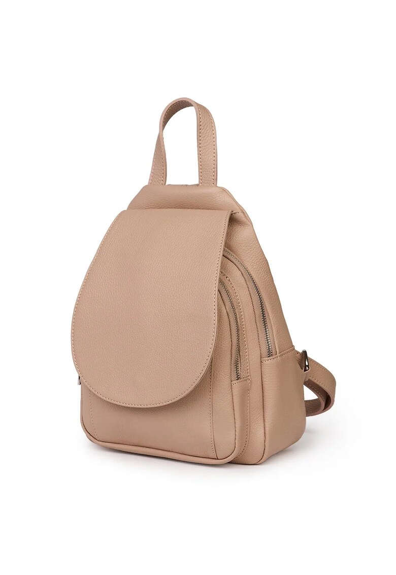 Rucsac din piele naturala Dante - bej