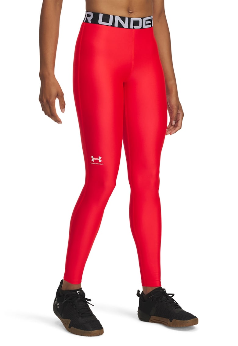 Colanti cu talie inalta pentru fitness Authentics - Coral