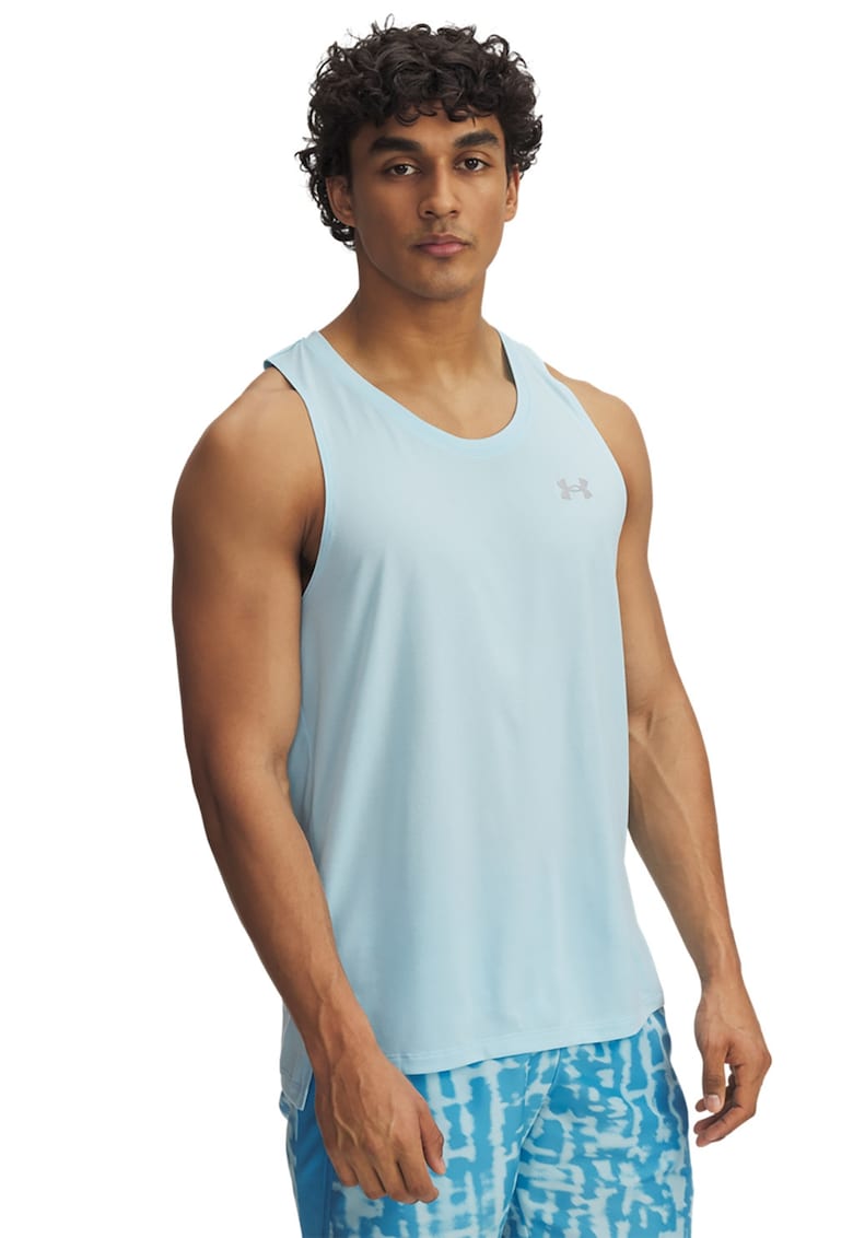 Top pentru alergare Lauch - Albastru pastel