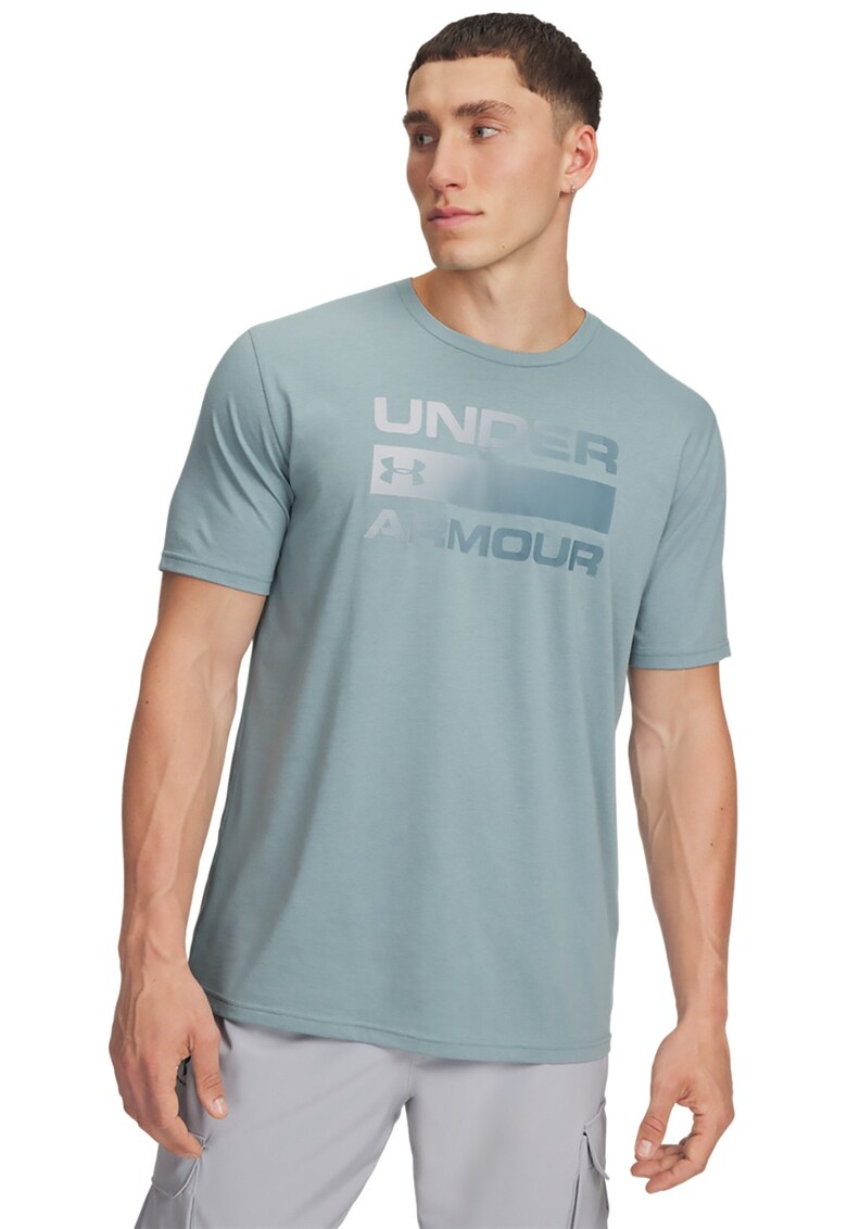 Tricou Team Issue Wordmark - Gri deschis/Albastru prafuit