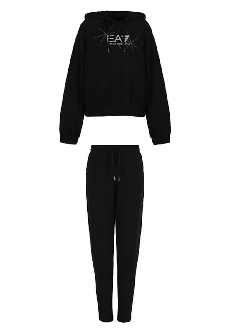Trening dama W HO CN STRASS - Bumbac - Negru -