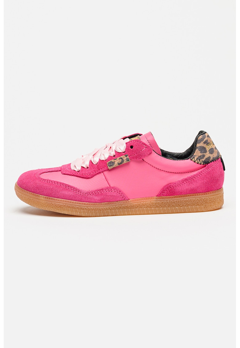 Pantofi sport Emporia low-cut - Fucsia/Roz aprins/Maro deschis