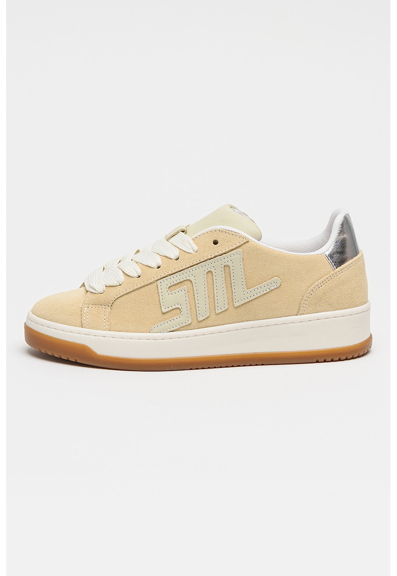 Pantofi sport Alysha din piele - Bej/Alb murdar