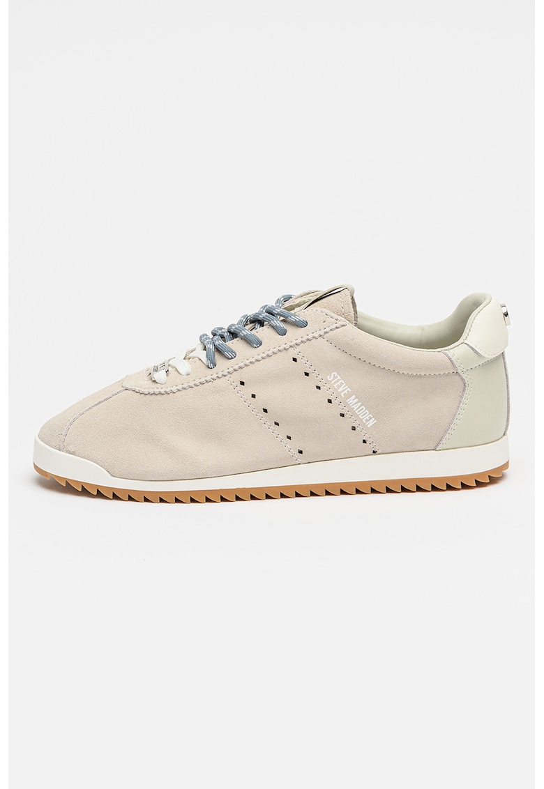 Pantofi Mirage sport de piele intoarsa - Grej