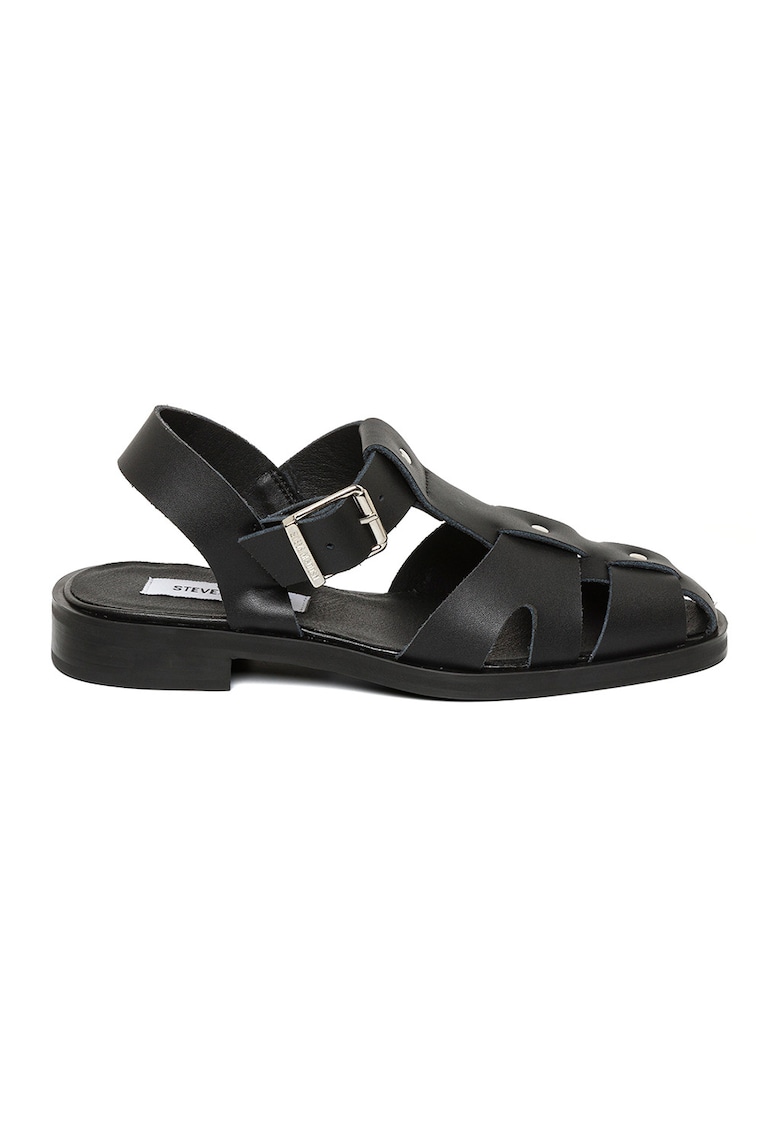 Sandale fisherman de piele - Negru