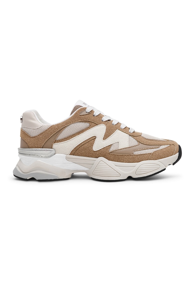 Pantofi sport cu sireturi Speeder - Caramel/Alb murdar