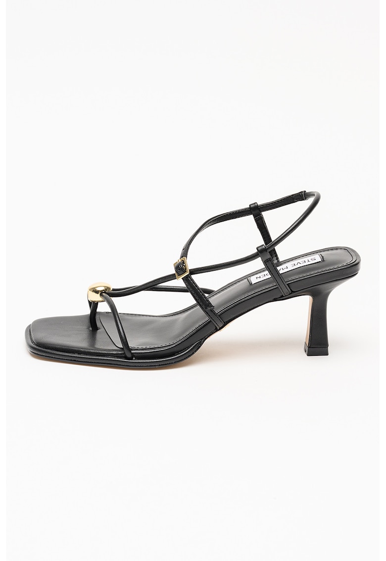 Sandale slingback cu varf patrat Jackpots - Negru