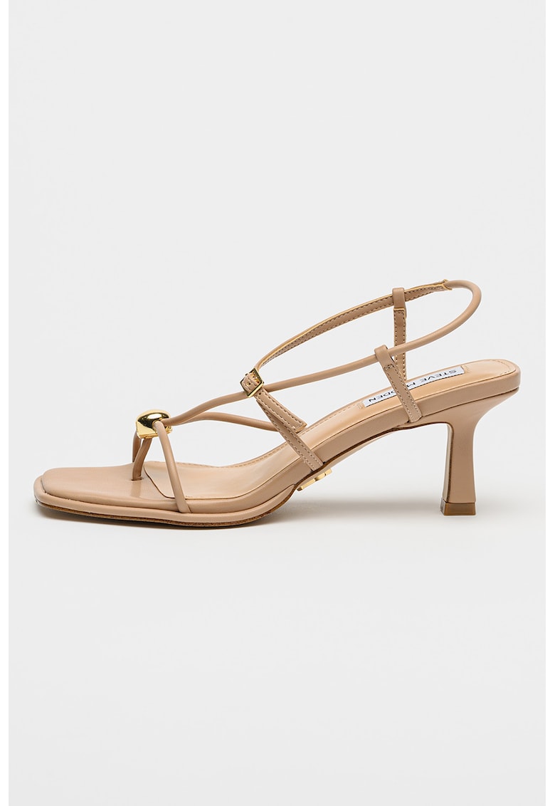 Sandale slingback cu varf patrat Jackpots - Bej