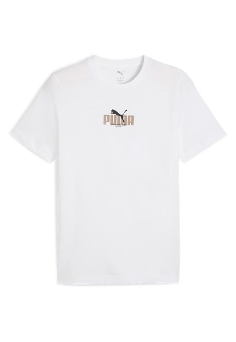Tricou barbati GRAPHIC PUMA Wording Tee - Bumbac - Alb - Alb