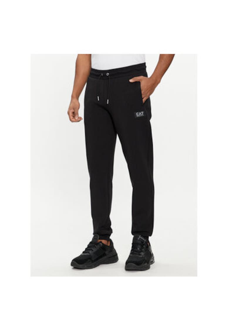 Pantaloni barbati bumbac - negru -
