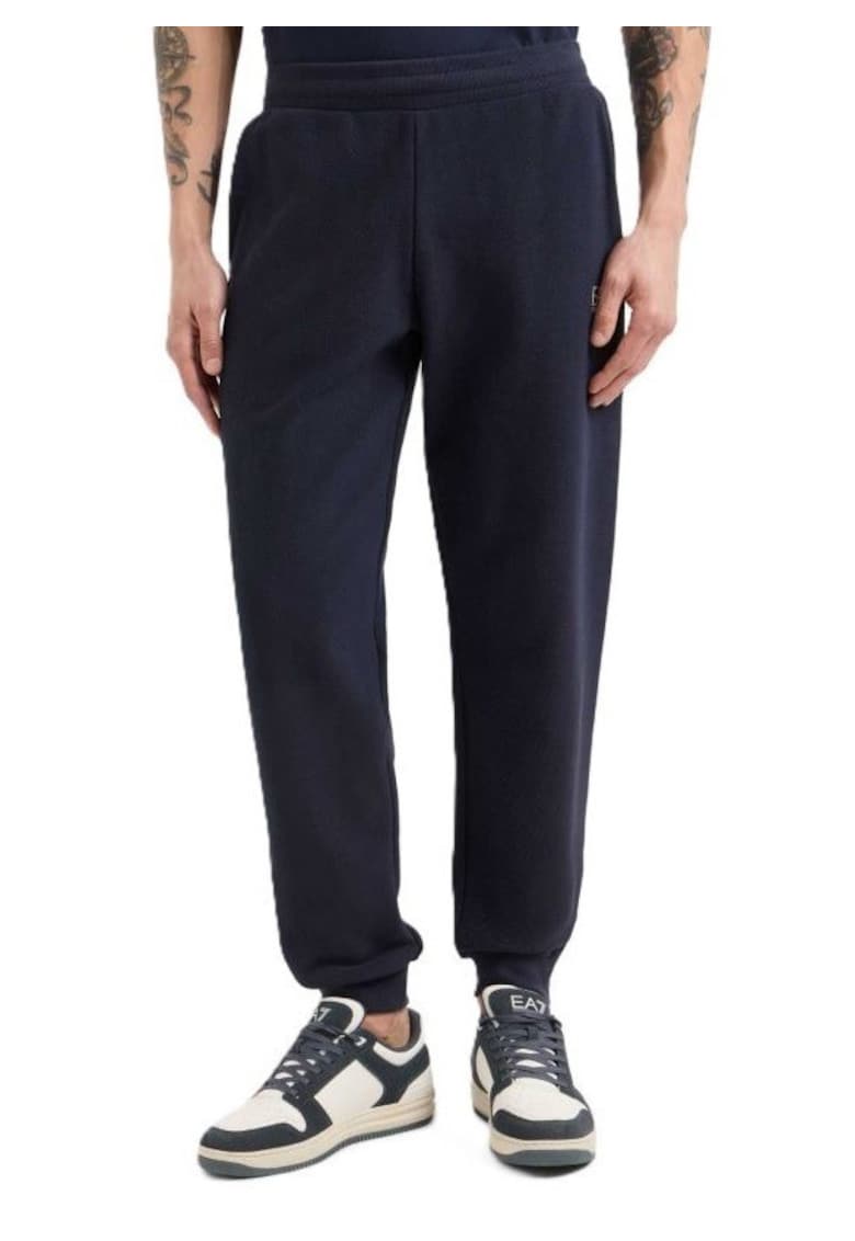 Pantaloni albastru - bumbac - Albastru