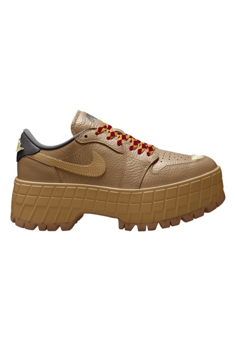 Pantofi sport dama W AIR JORDAN 1 BROOKLYN LOW - Piele naturala - Maro - Maro