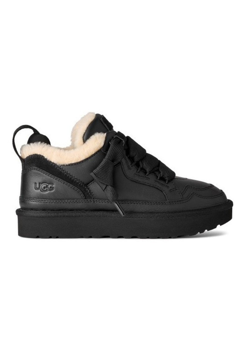 Pantofi sport dama Lowmel LTHR - Piele naturala - Negru - Negru