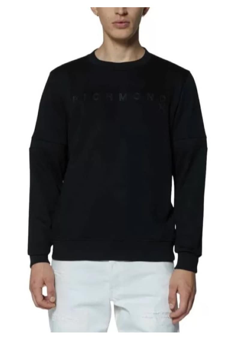 Bluza barbati SWEATSHIRT CHILIS - Bumbac - Negru - Negru