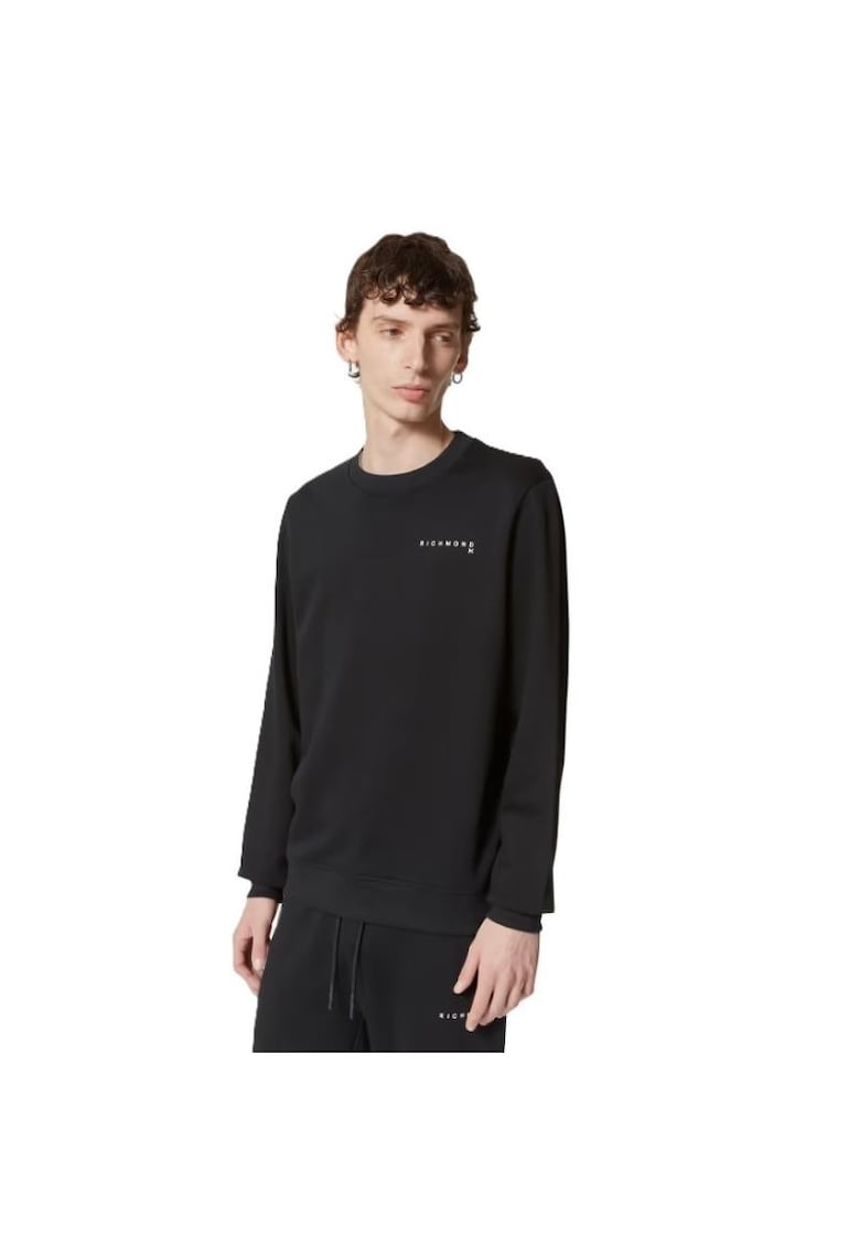 Bluza barbati SWEATSHIRT CAPLANI - Bumbac - Negru -