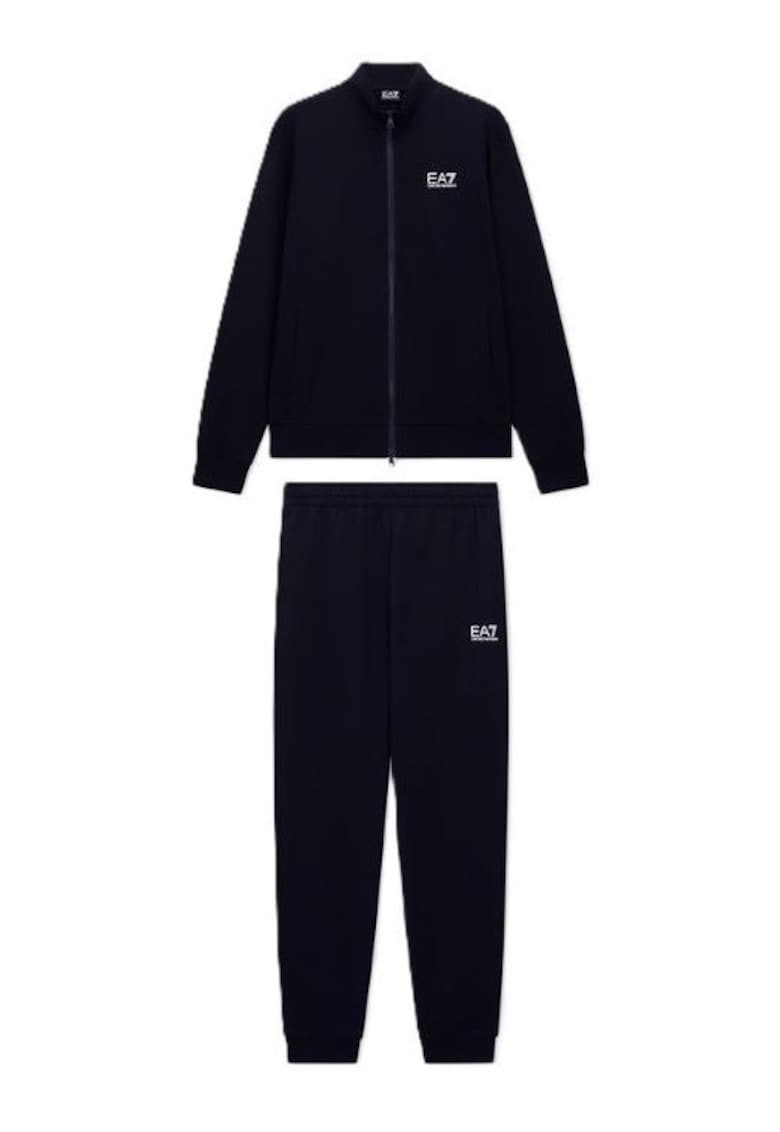 Trening barbati TRAIN CORE ID M T-SUIT T-TOP FZ CH COFT CC - Bumbac - Negru -