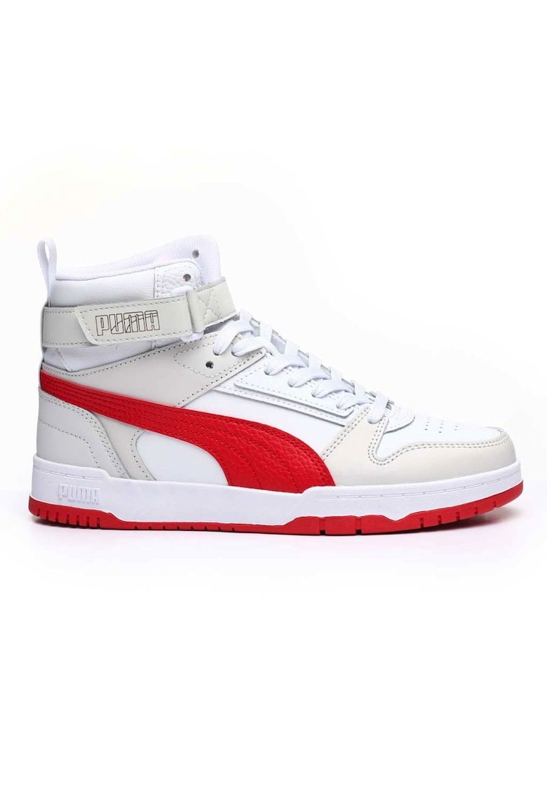 Pantofi sport copii RBD Game Jr - Piele ecologica - Alb -