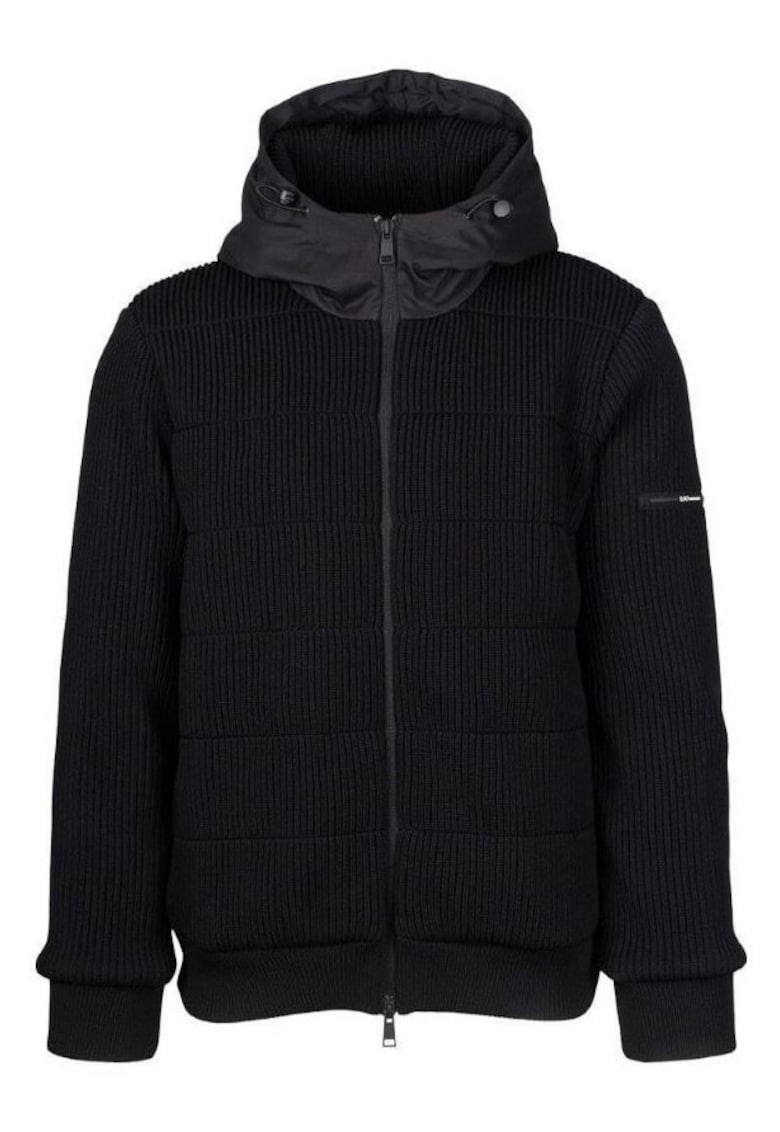 Geaca barbati MOUNTAIN M JACKET KNIT - Poliester - Negru - Negru