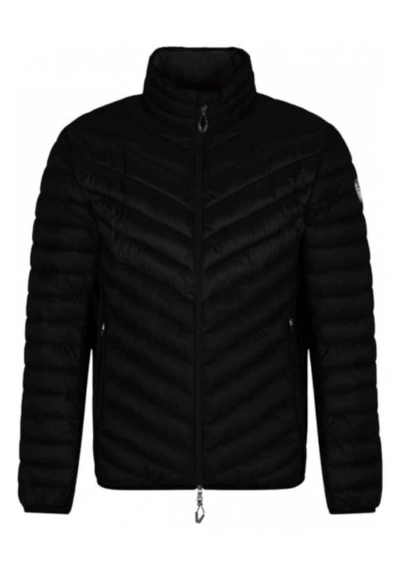 Jacheta barbati SKI M KITZBUHEL LT PADDED T-TOP - Poliamida - Negru - Negru