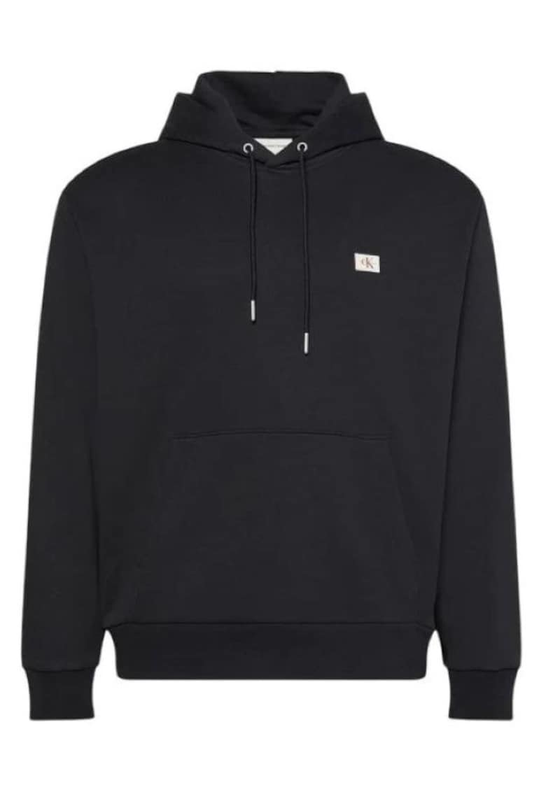 Hanorac barbati LS EU 350TERRY BADGE HOODIE - Bumbac - Negru -