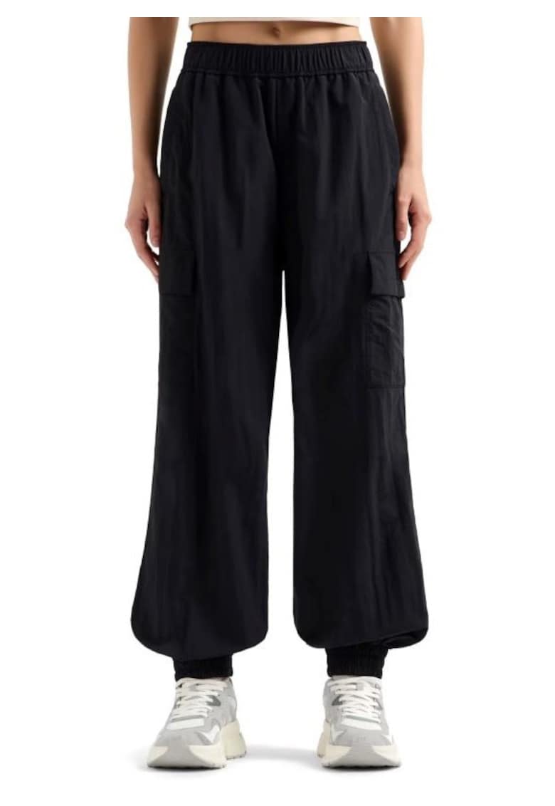 Pantaloni dama W CARGO PANTS - Poliamida - Negru - Negru